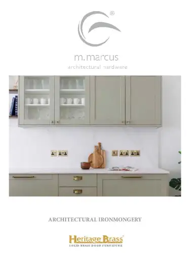 M&period;Marcus Ironmongery Brochure 2024