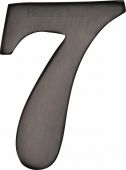 C1568 7-MB Heritage Brass Numeral 7 Self Adhesive 51mm &lpar;2"&rpar; Matt Bronze Finish