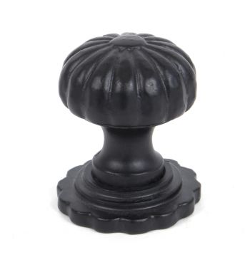 Click Here To Enlarge This Photo Of 83509 From The Anvil Black Cabinet Knob &lpar;with base&rpar; - Large