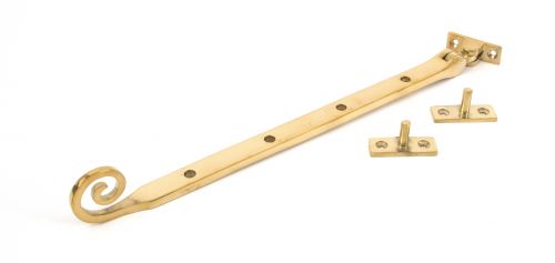 Click Here To Enlarge This Photo Of 83596 From The Anvil Polished Brass 12" Monkeytail Stay