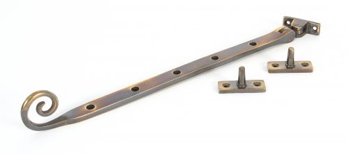 Click Here To Enlarge This Photo Of 83569 From The Anvil Aged Brass 12" Monkeytail Stay