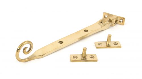Click Here To Enlarge This Photo Of 83594 From The Anvil Polished Brass 8" Monkeytail Stay