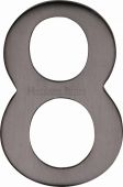 C1568 8-MB Heritage Brass Numeral 8 Self Adhesive 51mm &lpar;2"&rpar; Matt Bronze Finish