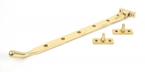 Click Here To Enlarge This Photo Of 33751 From The Anvil Polished Brass 12'' Peardrop Stay