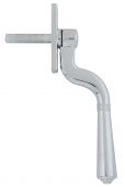20462 From The Anvil Polished Chrome Teardrop Espag&period; Window Handle