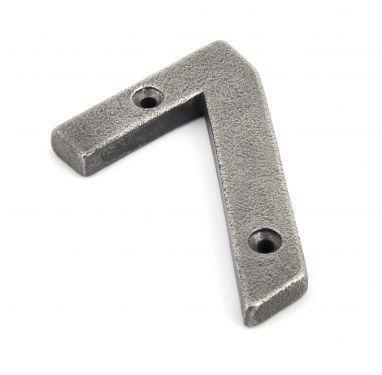 Click Here To Enlarge This Photo Of 83737 From The Anvil Antique Pewter Numeral 7