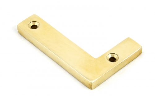Click Here To Enlarge This Photo Of 83801L From The Anvil Polished Brass Letter L