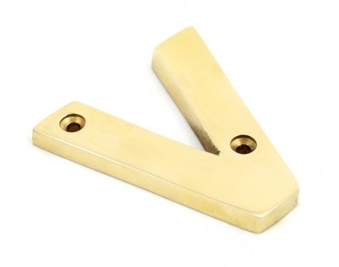 Click Here To Enlarge This Photo Of 83801V From The Anvil Polished Brass Letter V