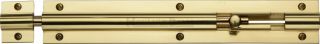 C1582 8-PB Heritage Brass Door Bolt Straight 8" x 1 &frac14;" Polished Brass Finish