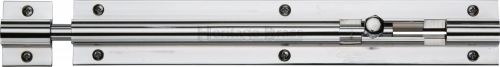 Click Here To Enlarge This Photo Of C1582 8-PC Heritage Brass Door Bolt Straight 8" x 1 &frac14;" Polished Chrome Finish