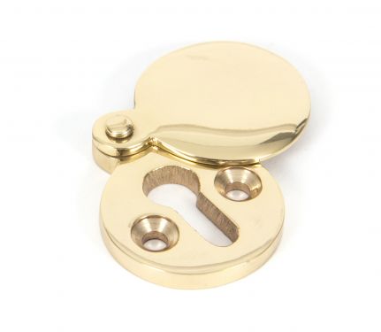 Click Here To Enlarge This Photo Of 83831 From The Anvil Polished Brass Round Escutcheons