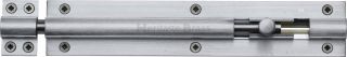 C1584 8-SC Heritage Brass Door Bolt Straight 8" x 1 &half;"" Satin Chrome Finish