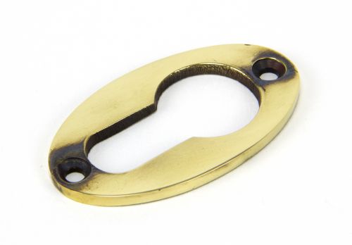 Click Here To Enlarge This Photo Of 83819 From The Anvil Aged Brass Oval Euro Escutcheons