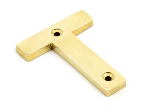 Click Here To Enlarge This Photo Of 83801T From The Anvil Polished Brass Letter T