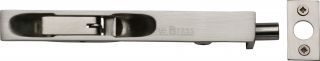 C1680 6-SN Heritage Brass Lever Action Flush Bolt 6" x &period;&frac34;" Satin Nickel Finish
