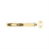 C1680 8-SB Heritage Brass Lever Action Flush Bolt 8" x &period;&frac34;" Satin Brass Finish