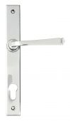90355 From the Anvil Polished Chrome Avon Slimline Lever Espag&period; Lock Set - 92mm Centres - 212mm Screw Centres