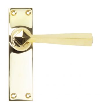 Click Here To Enlarge This Photo Of 91968 From the Anvil Polished Brass Straight Lever Latch Set