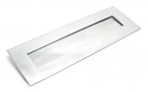 Click Here To Enlarge This Photo Of 92003 From the Anvil Satin Chrome Large Letter Plate - Size&colon; 324x108mm - C&sol;C&colon; 292mm - Aperture&colon; 258x44mm