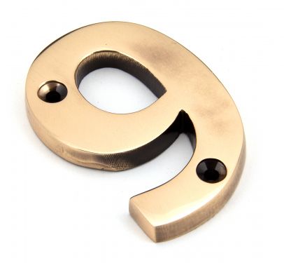 Click Here To Enlarge This Photo Of 92029 From the Anvil Polished Bronze Numeral 9