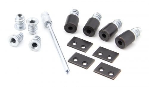 Click Here To Enlarge This Photo Of 92135 From the Anvil Aged Bronze Secure Stops &lpar;Pack of 4&rpar;