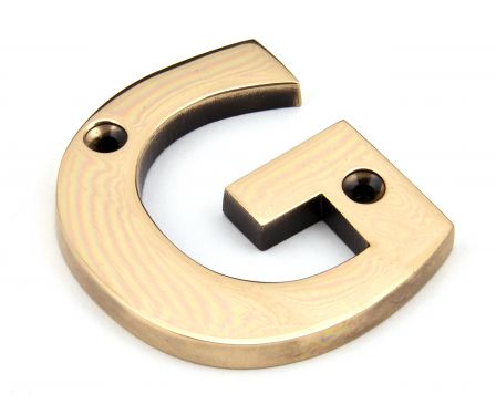 Click Here To Enlarge This Photo Of 92031G From the Anvil Polished Bronze Letter G