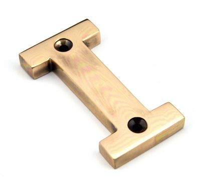 Click Here To Enlarge This Photo Of 92031I From the Anvil Polished Bronze Letter I