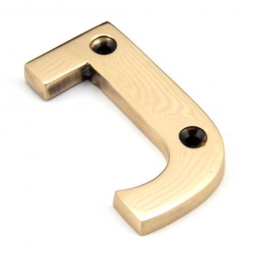 Click Here To Enlarge This Photo Of 92031J From the Anvil Polished Bronze Letter J