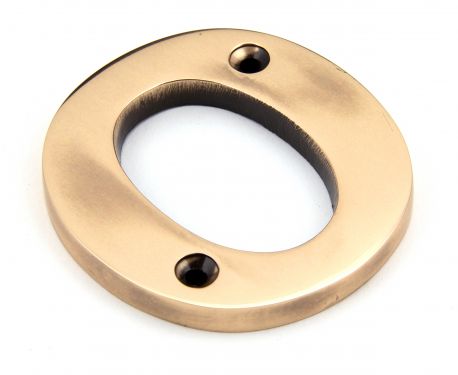 Click Here To Enlarge This Photo Of 92031O From the Anvil Polished Bronze Letter O