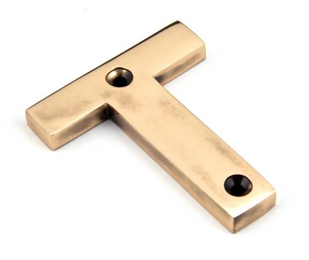 Click Here To Enlarge This Photo Of 92031T From the Anvil Polished Bronze Letter T