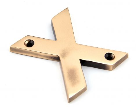 Click Here To Enlarge This Photo Of 92031X From the Anvil Polished Bronze Letter X