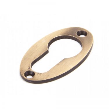 Click Here To Enlarge This Photo Of 91928 From The Anvil Polished Bronze Oval Euro Escutcheon