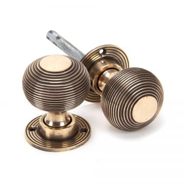 Click Here To Enlarge This Photo Of 91926 From The Anvil Polished Bronze Heavy Beehive Mortice&sol;Rim Knob Set