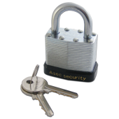 AS2545 - ASEC 787 & 797 Open Shackle Laminated Padlock 40mm KA 'K' Boxed