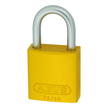 Click Here To Enlarge This Photo Of L25505 - ABUS 72LL&sol;40 Anti-Rust Love Lock 40mm Aluminium Padlock Yellow