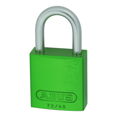 Click Here To Enlarge This Photo Of L25506 - ABUS 72LL&sol;40 Anti-Rust Love Lock 40mm Aluminium Padlock Green
