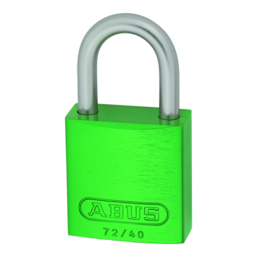 Click Here To Enlarge This Photo Of L25507 - ABUS 72LL&sol;40 Anti-Rust Love Lock 40mm Aluminium Padlock Fresh Green