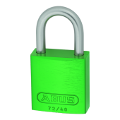 L25507 - ABUS 72LL&sol;40 Anti-Rust Love Lock 40mm Aluminium Padlock Fresh Green