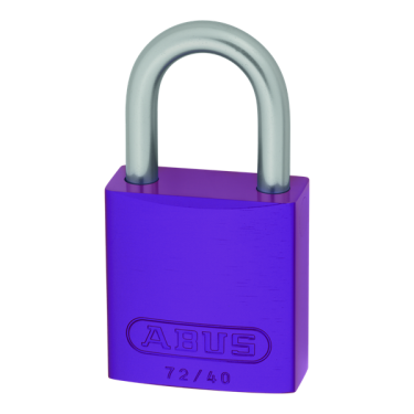 Click Here To Enlarge This Photo Of L25508 - ABUS 72LL&sol;40 Anti-Rust Love Lock 40mm Aluminium Padlock Lilac