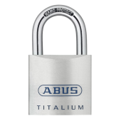 L23590 - ABUS Titalium 80TI Series 60mm Open Shackle Padlock KA '8012' Boxed