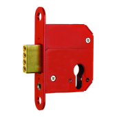 L16243 - ERA 363-51 Fortress BS Euro Deadlock With Cylinder 76mm Satin Chrome