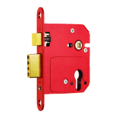L16246 - ERA 364-31 Fortress BS Euro Sashlock With Cylinder 76mm Polished Brass Keyed to Differ