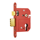 L16594 - ERA 334-51 Fortress Fortress BS BS Euro Keyless Egress Key & Turn Sashlock With Cylinder 76mm Satin Chrome