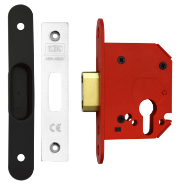 Click Here To Enlarge This Photo Of L19780 - UNION JL21EUS StrongBOLT Euro Deadcase 64mm Stainless Steel