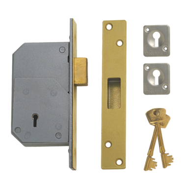 Click Here To Enlarge This Photo Of 199 - UNION C-Series 3G110 Detainer Deadlock 73mm Polished Brass Keyed to Differ