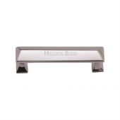 C2231 96-PC Heritage Brass Cabinet Pull Pyramid Design 96mm ctc Polished Chrome Finish