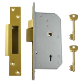 215 - UNION C-Series 3K70 Detainer Sashlock 73mm L&sol;H Polished Brass Keyed to Differ