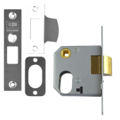 L8965 - UNION 2332 Oval Nightlatch Case 64mm Satin Chrome &lpar;CASE ONLY&rpar;
