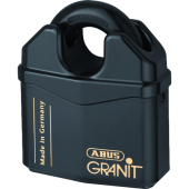 L19050 - ABUS 37 Series Granit &grave;Plus&grave; Mechanism Solid Steel Rekeyable Closed Shackle Padlock 79mm KD