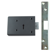 9792 - UNION FB2 101mm Fire Brigade 2 Lever Rim Deadlock L&sol;H